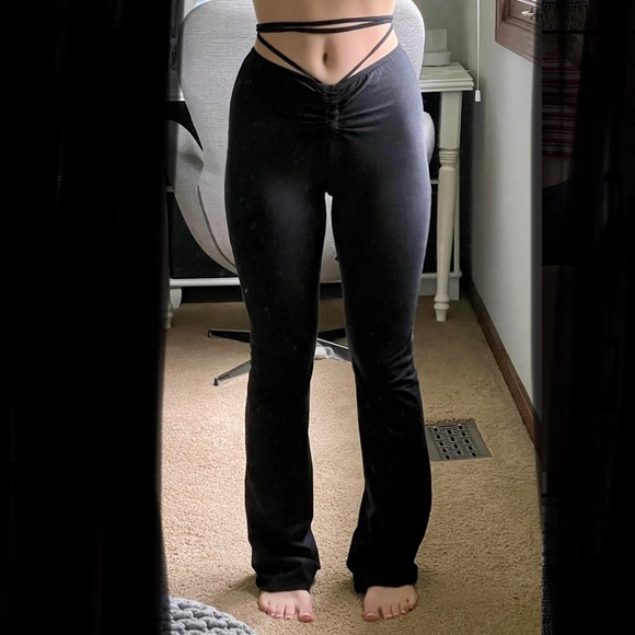 Motel Rocks Pants - Motel rocks criss cross pants